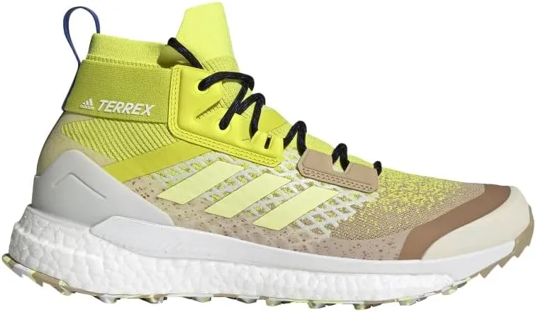 adidas Men's Terrex Free Hiker Primeblue Hiking Shoes, Beige Tone/Pulse Yellow/Acid Yellow - 12.5
