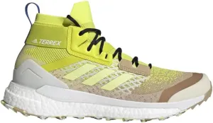 adidas Men's Terrex Free Hiker Primeblue Hiking Shoes, Beige Tone/Pulse Yellow/Acid Yellow - 12.5