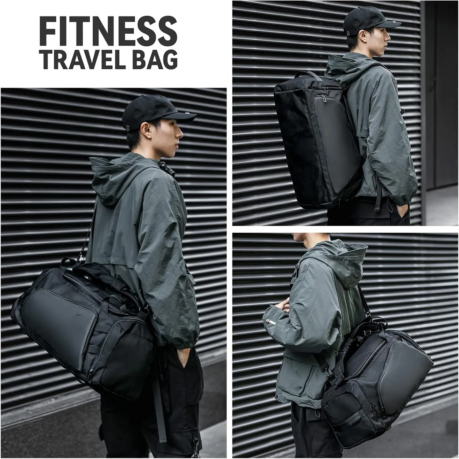 Bag for Women Fashion Simple Duffle Bag Women Small Duffle Bag for Men Travel Bag Sport Bag Weekender Bags for Women Swim Bag Workout Bag with Wet Pocket and Shoes Compartment Purple