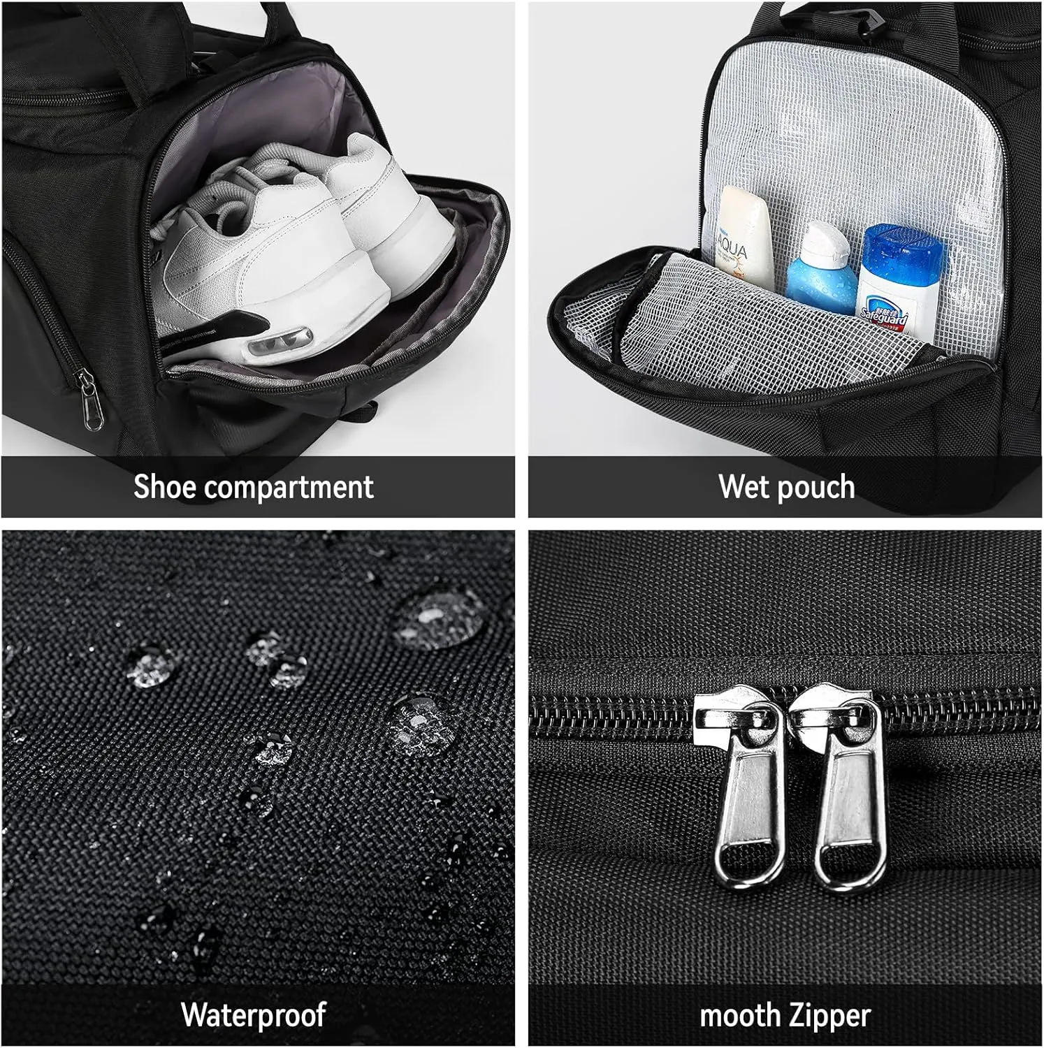 Bag for Women Fashion Simple Duffle Bag Women Small Duffle Bag for Men Travel Bag Sport Bag Weekender Bags for Women Swim Bag Workout Bag with Wet Pocket and Shoes Compartment Purple