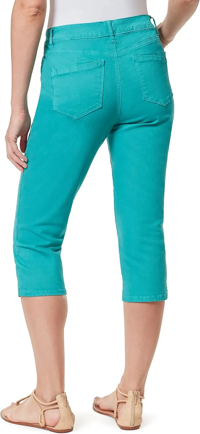 Bandolino Women's Mandie 5 Pocket High Rise Capri
