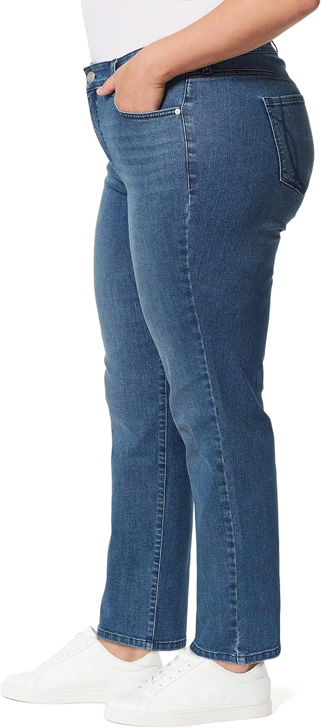Bandolino Women's Mandie Signature Fit High Rise Straight Leg Jean