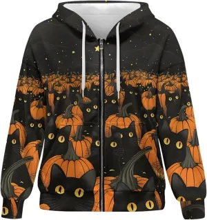 Binienty Hoodie Zip Up Women Oversized Sweatshirts Lightweight Casual Jacket Y2K Clothes Drawstring Hoody Streetwear
