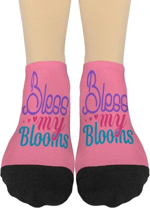 Bless My Blooms Mens No Show Socks Athletic Socks For Womens