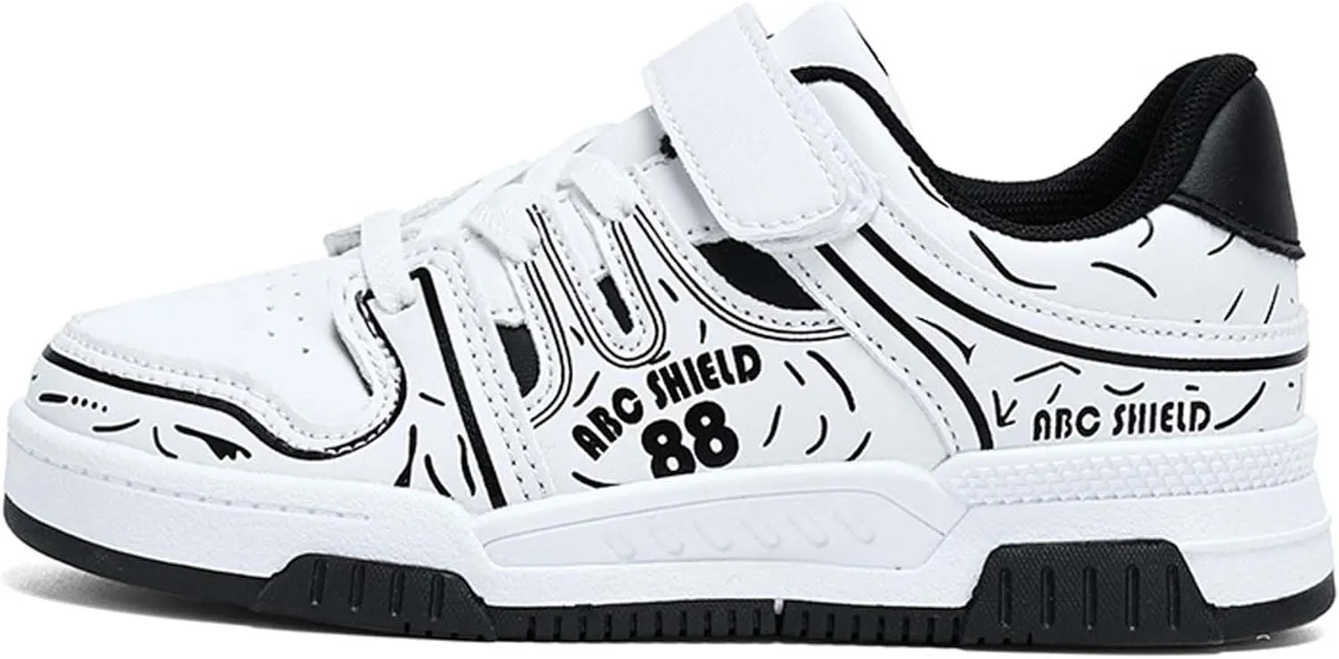 Children's Skateboarding Sneakers Boys Girls Fashion Sneakers Children's Casual Skateboarding Walking Shoes Street Personalized Skateboarding Shoes