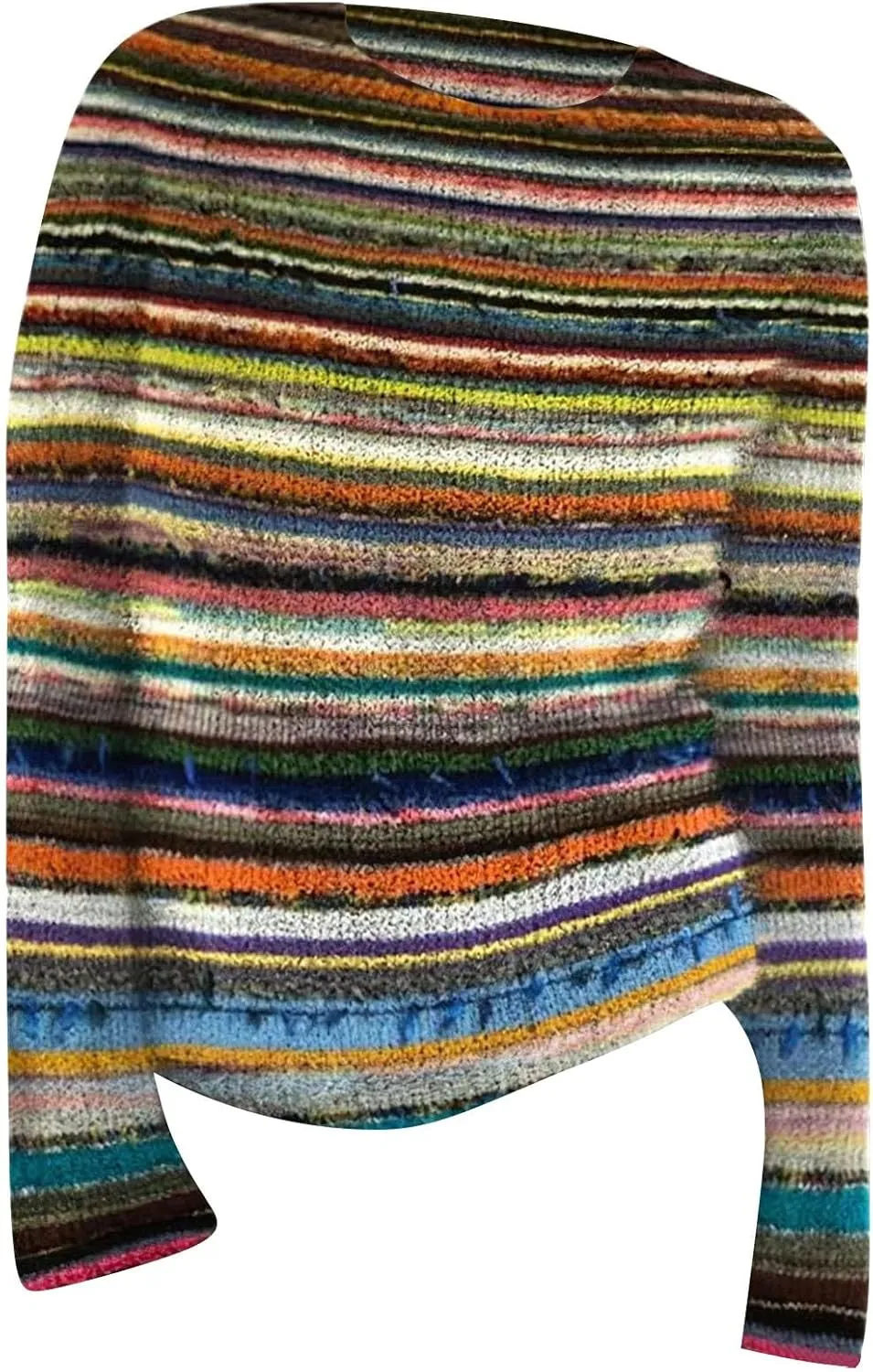 Fair Isle Sweater Women Plus Size Vintage Sweater Crewneck Long Sleeve Fair Isle Comfy Knited Pullover Sweater Tops