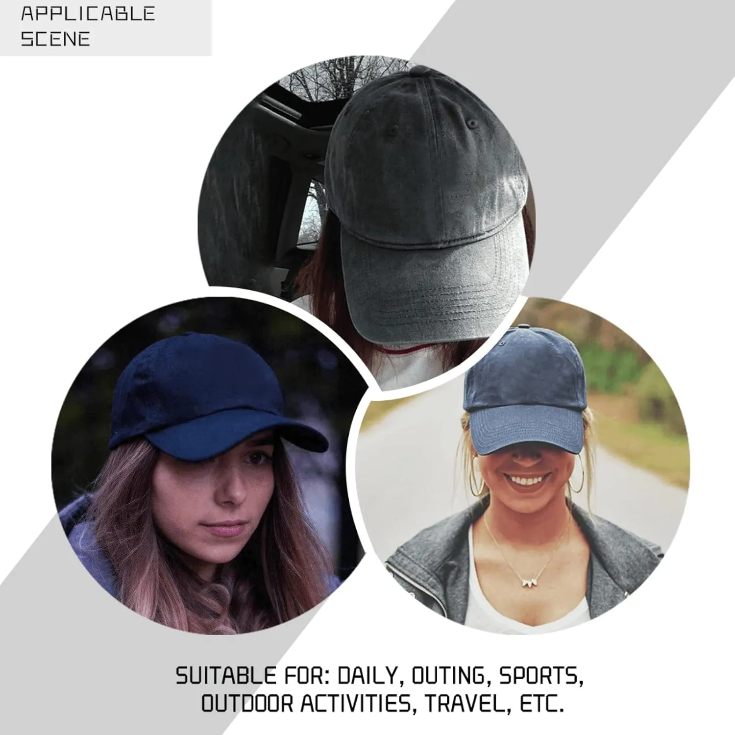Fishing Here Fishy Fishy Fishy Caps Funny Golf Hat Pigment Black Dad Hat Gifts for Him Hiking Caps