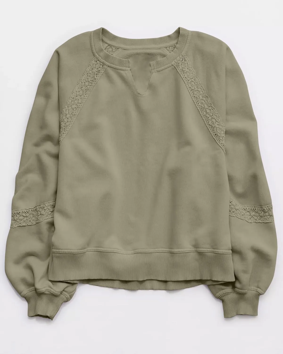 Gacaky Sweatshirt for Women Oversized Fleece Embroidered Crochet Hoodies Cropped Pullover Tops Comfy Fall Outfits Clothes