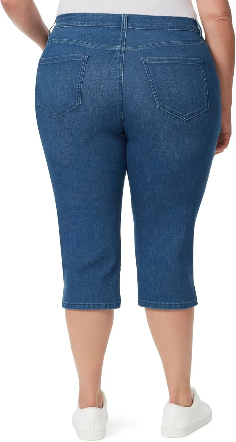 Gloria Vanderbilt Women's Amanda Capri Jean Plus Size