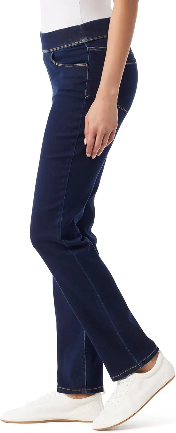 Gloria Vanderbilt Women's Amanda Pull on High Rise Jean Standard