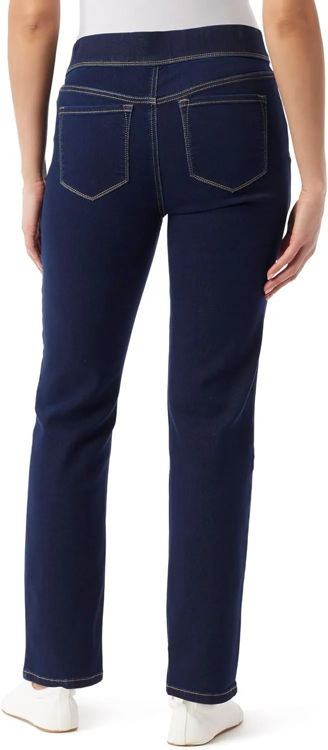 Gloria Vanderbilt Women's Amanda Pull on High Rise Jean Standard