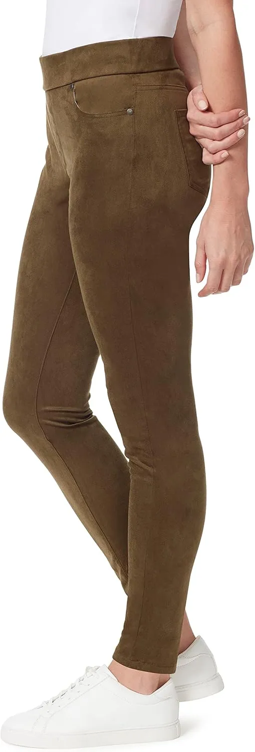 Gloria Vanderbilt Women's Avery Ponte Slim Pull on Pant