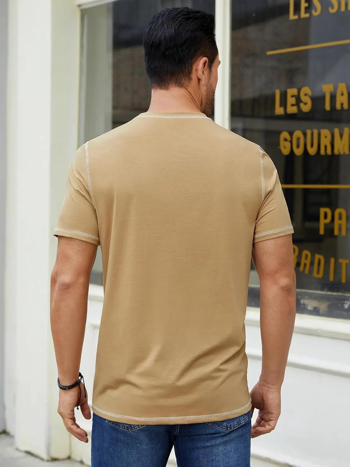 Hardaddy Men's Short Sleeve Casual Crewneck Shirts Summer Soft T-Shirts Lightweight Tee Pullover Tops