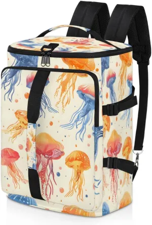 Jellyfish Travel Backpack Carry On Flight Approved for Men Women, Lightweight Large Luggage Weekender Casual Daypack Backpacks for Traveling Airplane