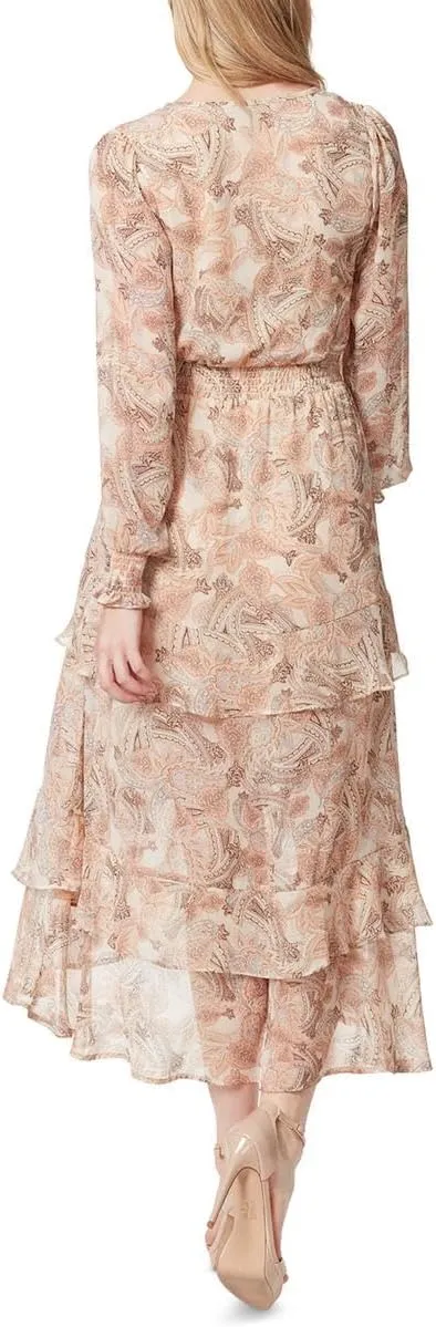 Jessica Simpson Women's Harmony Tiered Hi-lo Maxi Dress
