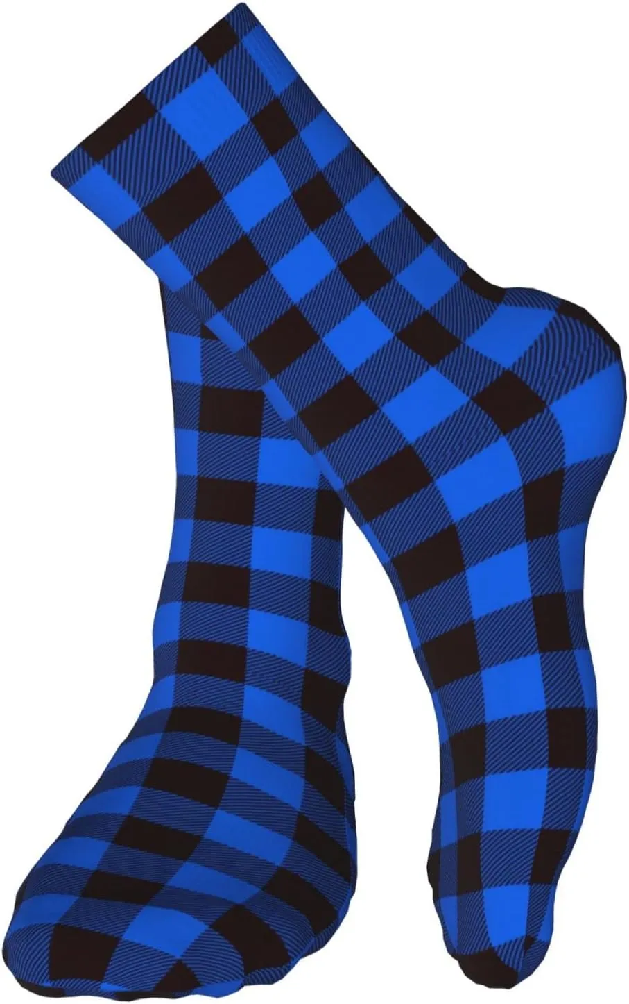 Men & Women Fun Set Dress Socks-Colorful Funny Novelty Funky Crew Novelty Socks Cartoon Dinosaur Scooter Sport Blue Tube Sock