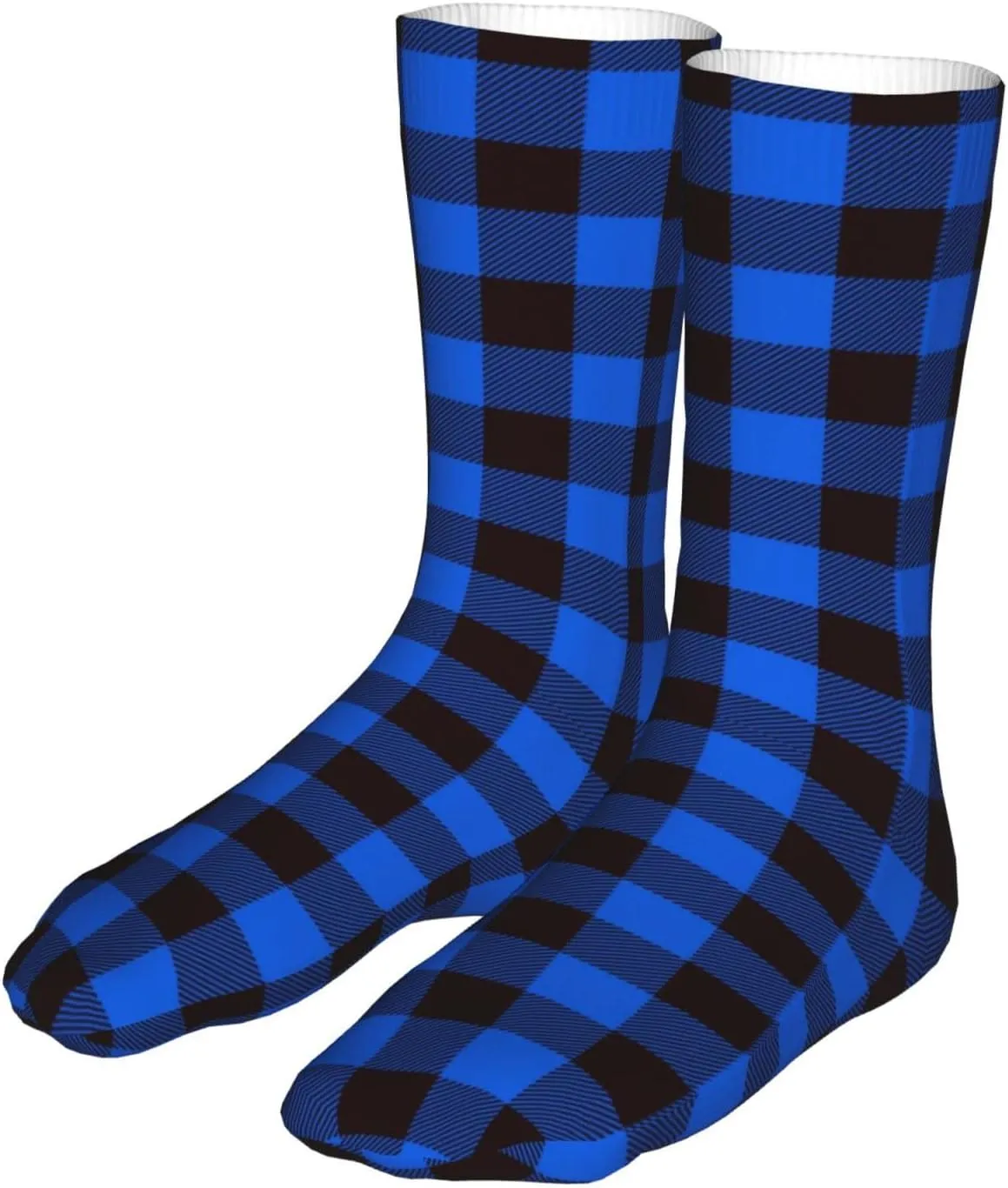 Men & Women Fun Set Dress Socks-Colorful Funny Novelty Funky Crew Novelty Socks Cartoon Dinosaur Scooter Sport Blue Tube Sock
