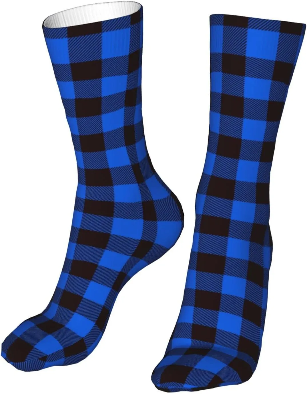 Men & Women Fun Set Dress Socks-Colorful Funny Novelty Funky Crew Novelty Socks Cartoon Dinosaur Scooter Sport Blue Tube Sock