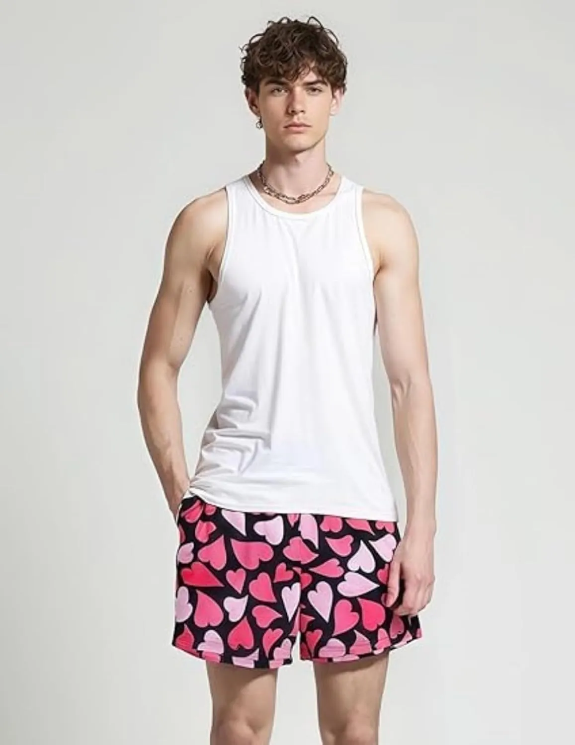 Men's 4-Inch Basketball Shorts Casual Lightweight Gym Shorts Quick Dry Athletic Shorts for Running Streetwear Summer