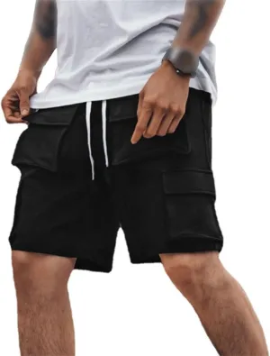 Mens Casual Cargo Shorts Outdoor Lightweight Multi-Pocket Short Relaxed Fit Cotton Work Short Pants