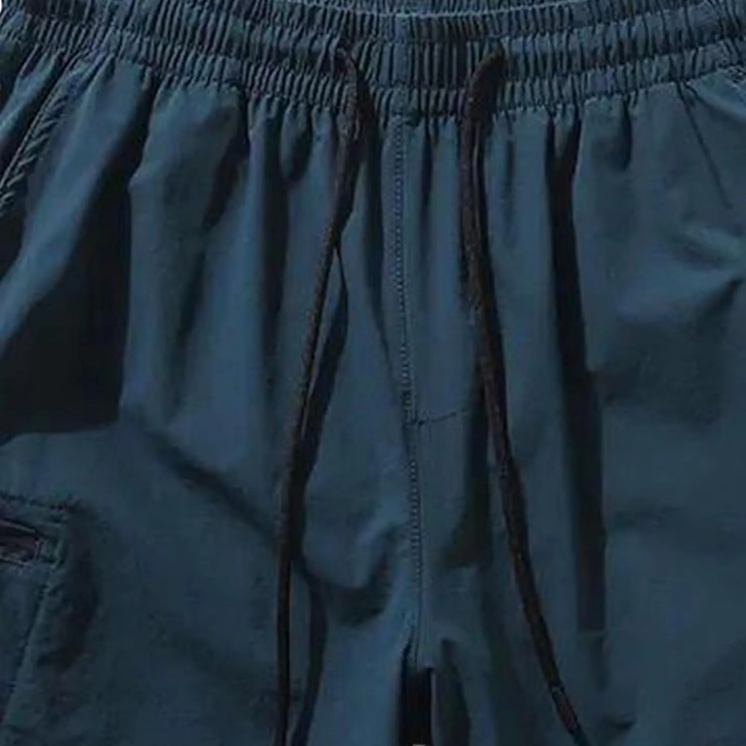 Mens Elastic Waist Cargo Shorts Lightweight Hiking with Multi-Pocket Short Relaxed Fit Casual Outdoor Short Pants