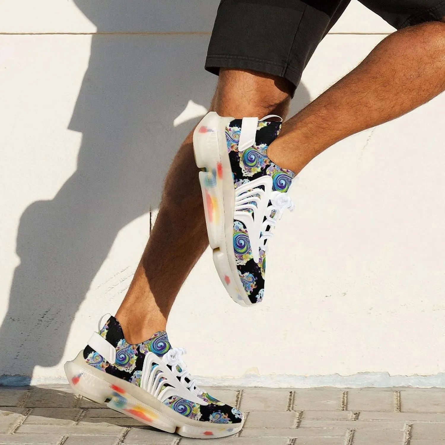 Music Note Mens Sneakers Running Shoes Lightweight Athletic Shoes for Jogging Walking Gym