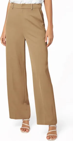 onlypuff Women Pants Work Business Dressy Trousers Wide Leg High Waisted Slacks with Pockets