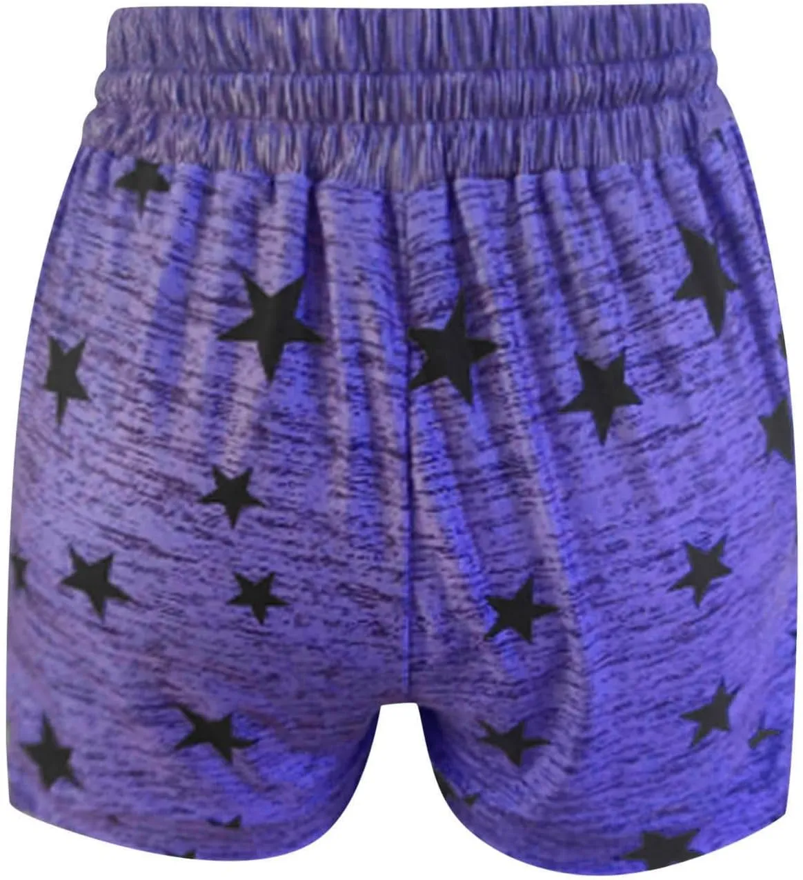 Summer Shorts for Women Trendy Print Yoga Pants Casual Loose Elastic Drawstring Trousers Beach Shorts Pockets