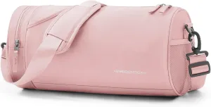 SZSYCN Sports Bag Travel Bag Men's Duffel Bag 20L Overnight Bag Women with Shoe Compartment & Wet Compartment Waterproof Gym Bag for Sports Gym Swimming, A2 pink, S