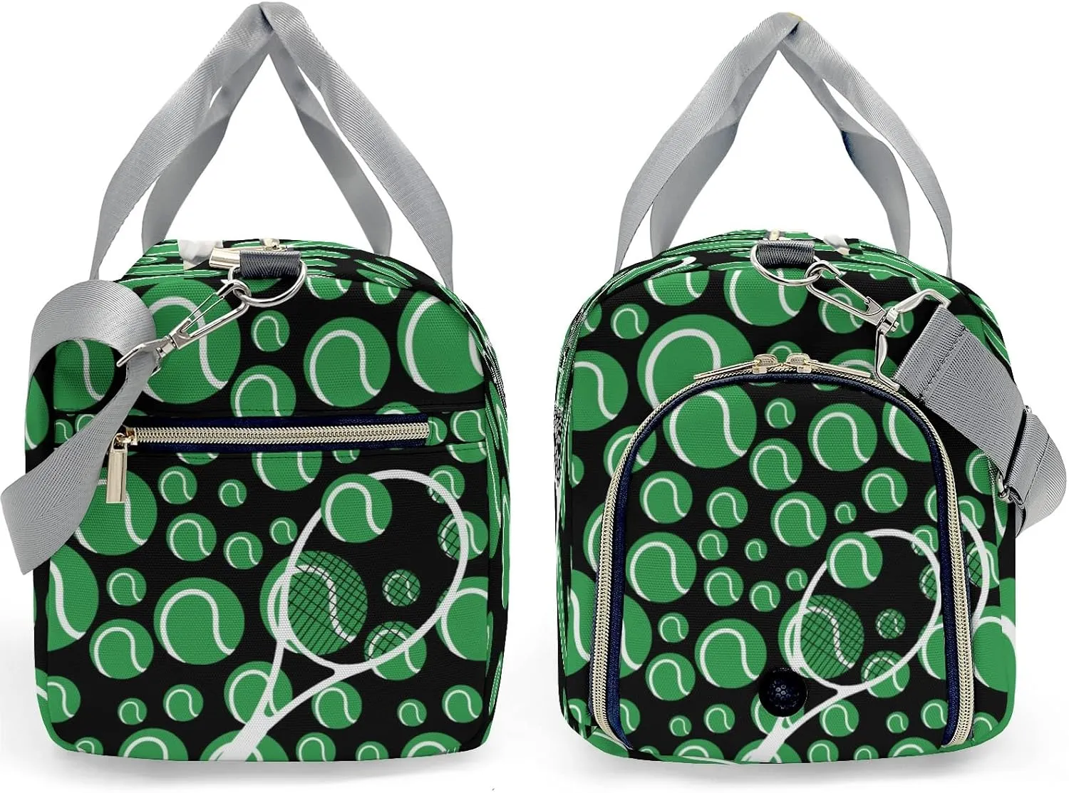Tennis Clover Sport Gym Waterproof Travel Duffel Bag for Men and Women with Shoe Compartment