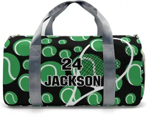Tennis Clover Sport Gym Waterproof Travel Duffel Bag for Men and Women with Shoe Compartment