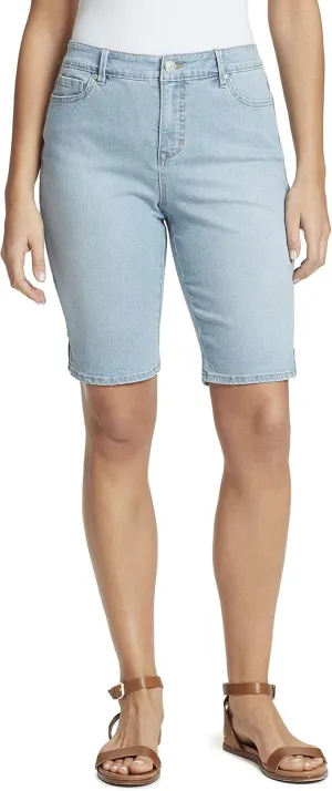 Vintage America Blues Women's Boho Slim Stretch Denim Bermuda Short