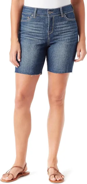 Vintage America Blues Women's Boho Slim Stretch Denim Mini Short