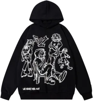 Women Rhinestone Graphic Hoodies Y2k Full Zip Up Jacket Men Gothic Oversized Aesthetic Hoodie Clothes Casual Sweatshirt