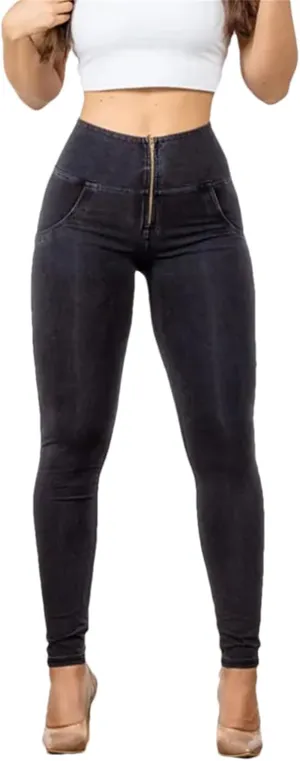 Women's High Waisted Stretchy Butt Lifting Skinny Jeans Comfort Yoga Pencil Denim Pants Streetwear