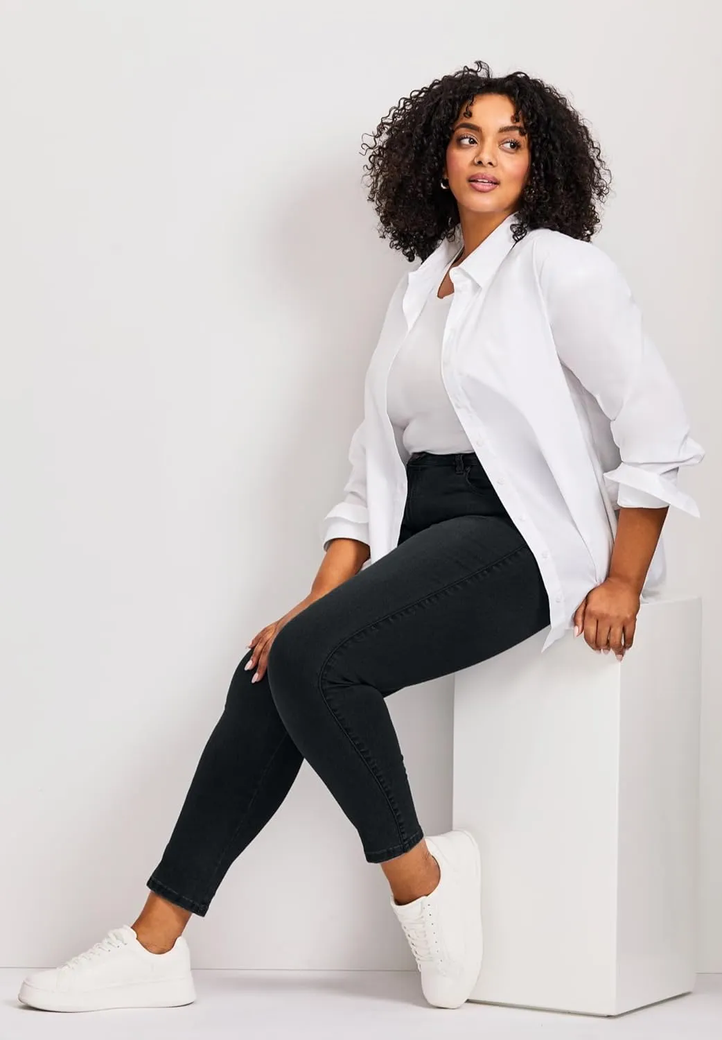 Women's Plus Size Tall Butter Denim Skinny Jean