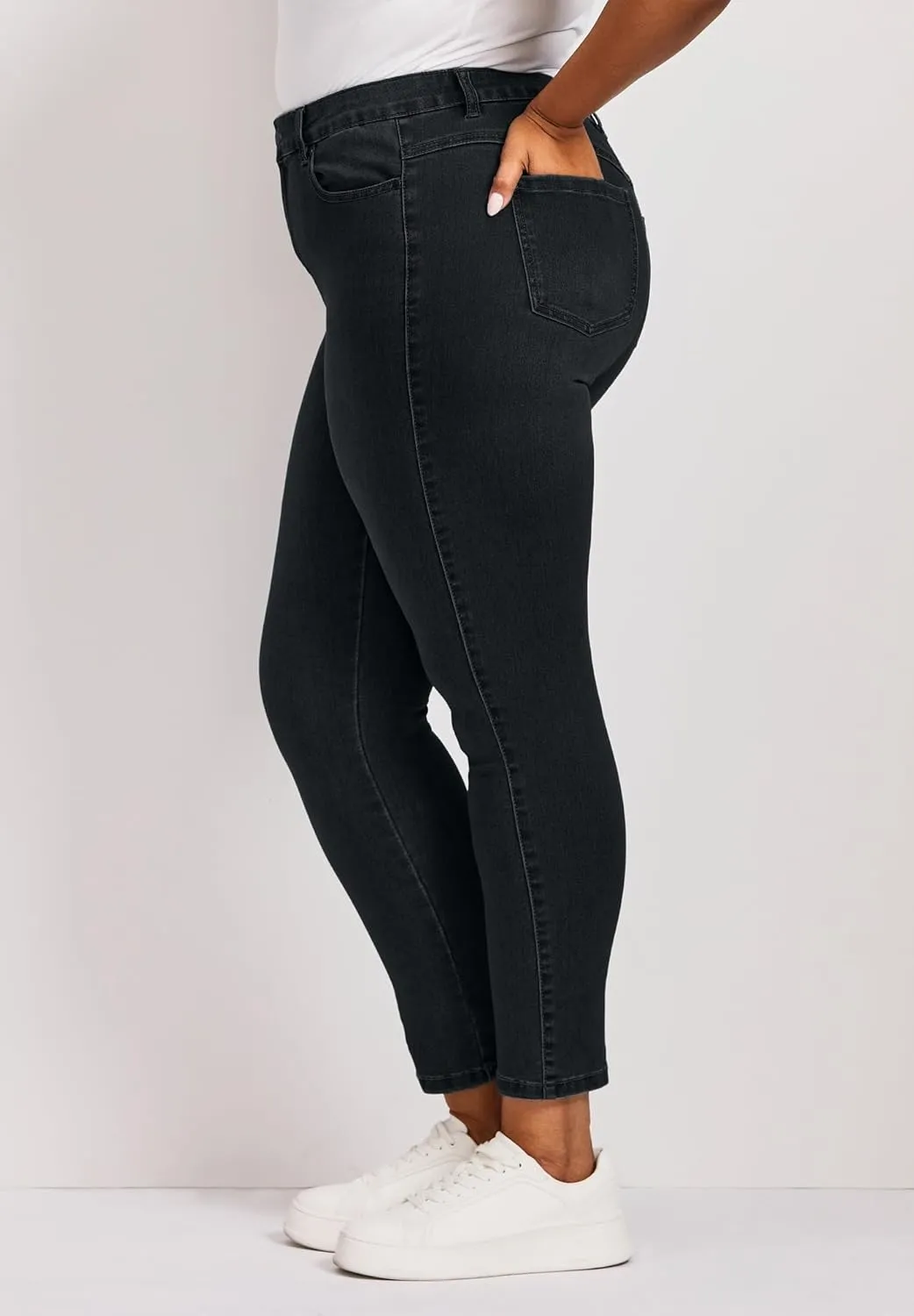 Women's Plus Size Tall Butter Denim Skinny Jean